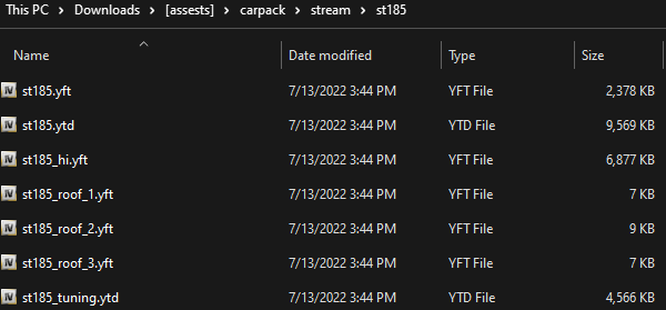 Car Pack Installation | 1OF1 Servers Docs
