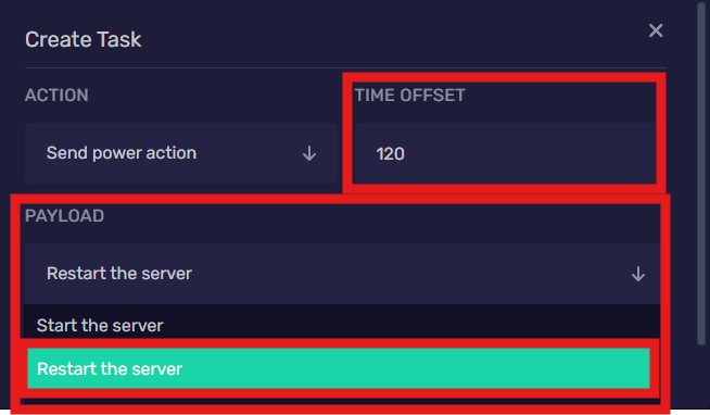 Schedules | 1OF1 Servers Docs